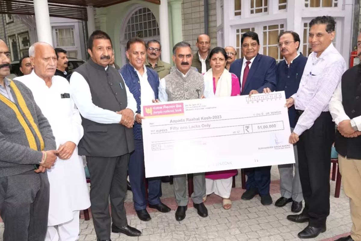 Himachal Chief Minister donates his life savings for disaster relief