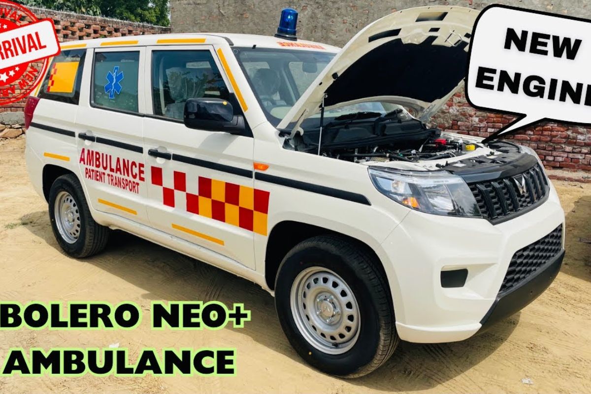 Mahindra Bolero Neo Plus Ambulance launched