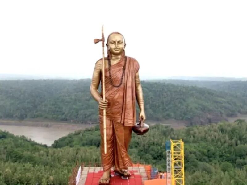 CM Shivraj Singh Chouhan unveiled 108 feet tall statue of Adi Shankaracharya in Omkareshwar