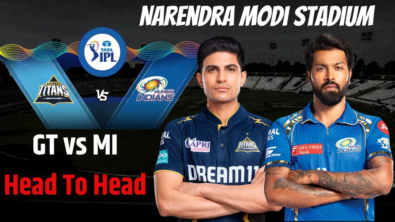 GT vs MI Head To Head