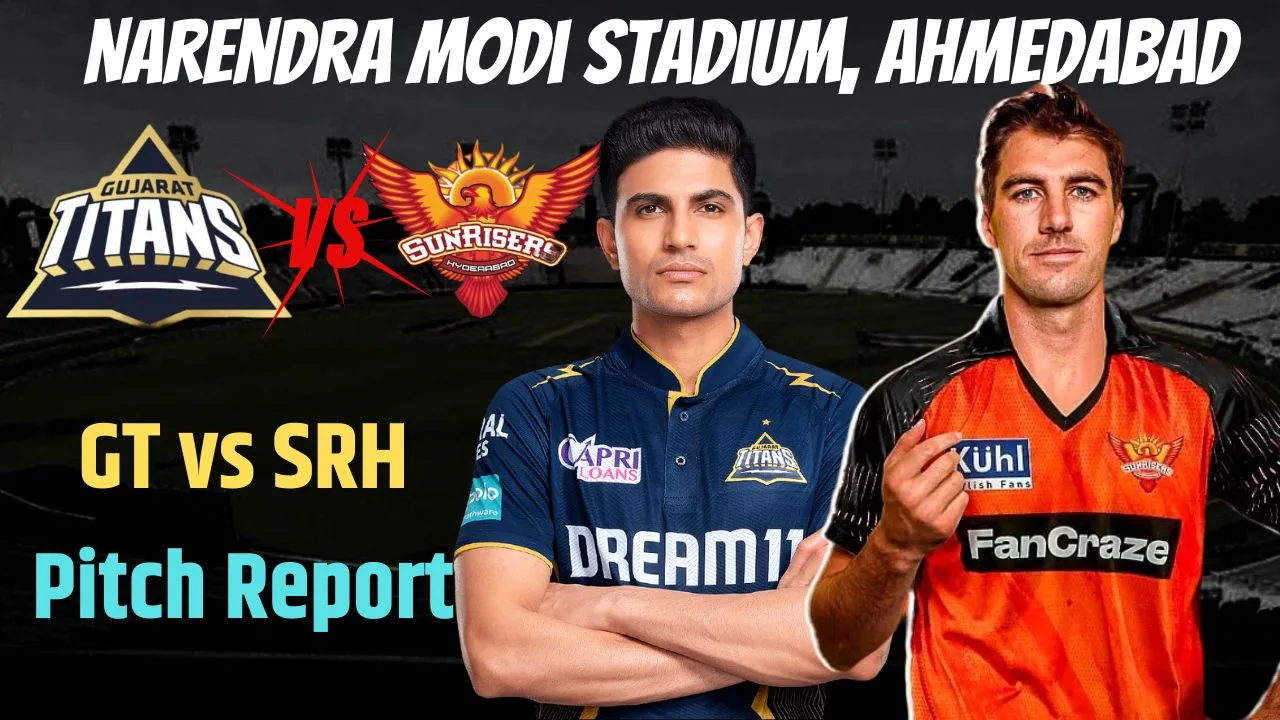 GT vs SRH Pitch Report