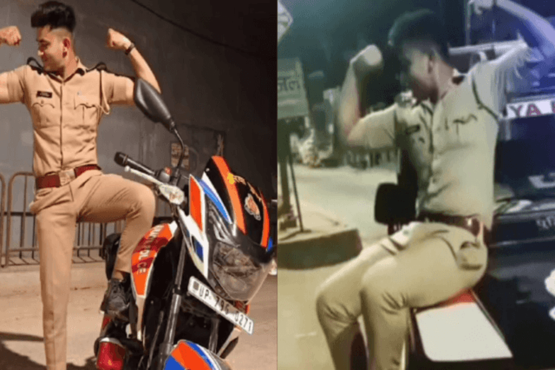Auraiya police viral news