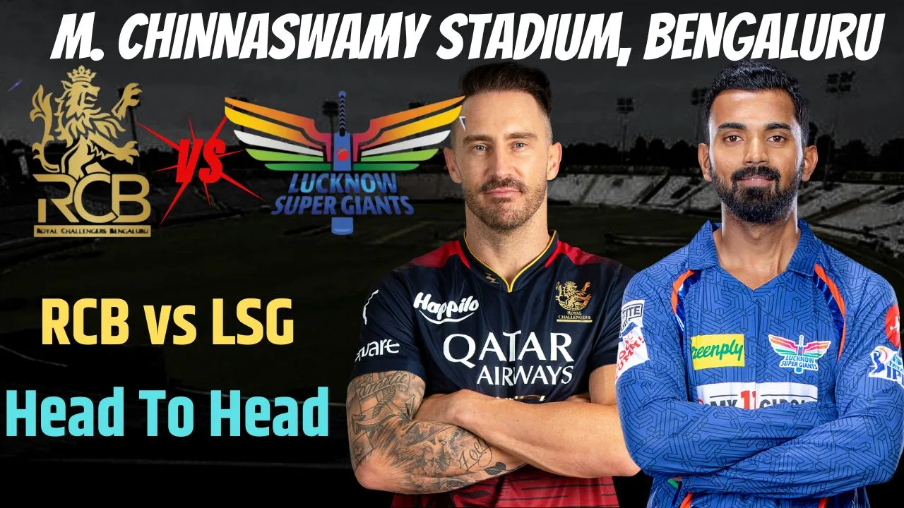 RCB vs LSG Head To Head