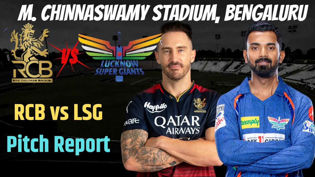 RCB vs LSG Pitch Report