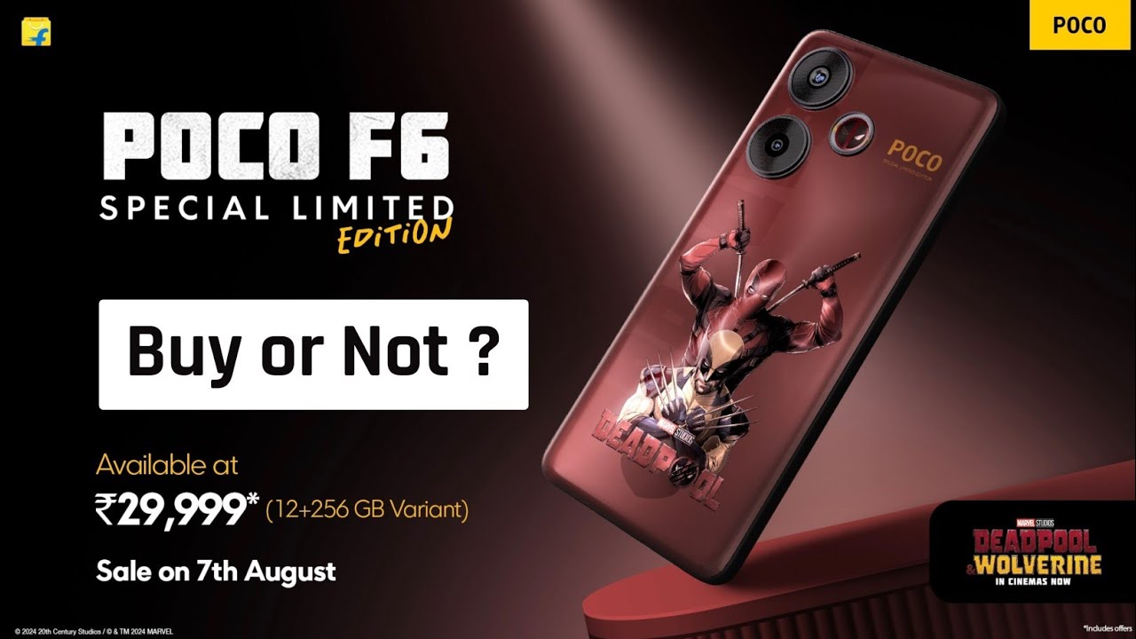 POCO F6 Deadpool Edition